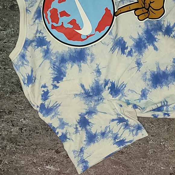 NIKE. World Peace. 🌎 ✌️. 💯 Cotton. Tye-dye. Women's size XL - Picture 15 of 16